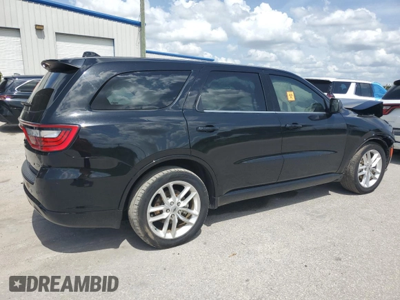 2022 Dodge Durango GT Plus with VIN 1C4RDHDG1NC131252, listed as a Copart auction lot 65723854 with 45,484 mi miles and Clean Title. Bid and sale history available at DreamBid. Image 3.