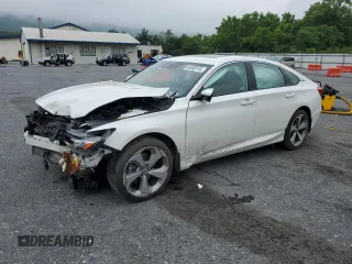 2018 Honda Accord EX-L with VIN 1HGCV2F50JA037740, listed as a Copart auction lot 64500145 with Not provided miles and Salvage title. Bid and sale history available at DreamBid. Image 1.