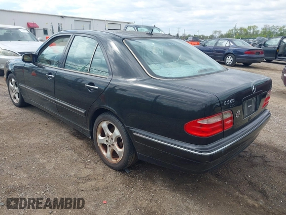 2002 Mercedes-Benz E-Class with VIN WDBJF65J52B496832, listed as a IAAI auction lot 42202331 with 156,304 mi miles. Bid and sale history available at carsss.com. Image 3.