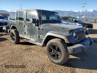2018 Jeep Wrangler JK Unlimited Sport S with VIN 1C4BJWDG7JL909899, listed as a Copart auction lot 85688244 with 109,594 mi miles and Salvage Title. Bid and sale history available at carsss.com. Image 4.