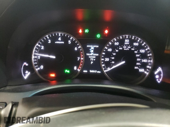 2013 Lexus GS 350 z VIN JTHCE1BL2D5014873, wystawiony jako Copart lot #56748455 z przebiegiem 94 917 mil mil oraz Szkoda całkowita • Salvage title. Historia ofert i sprzedaży dostępna na DreamBid. Obrazek 9.