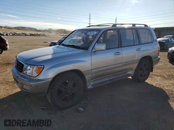 2000 Toyota Land Cruiser with VIN JT3HT05J1Y0119994, listed as a Copart auction lot 87452724 with 337,681 mi miles and Clean Title. Bid and sale history available at carsss.com. Image 1.