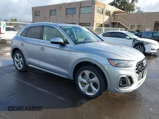 2022 Audi Q5 S line Premium Plus with VIN WA1EAAFY8N2004888, listed as a IAAI auction lot 41933703 with 26,278 mi miles and . Bid and sale history available at DreamBid. Image 1.