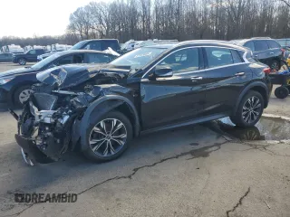 2018 Infiniti QX30 Luxury with VIN SJKCH5CR3JA059873, listed as a Copart auction lot 47503605 with 43,561 mi miles and Clean Title. Bid and sale history available at DreamBid. Image 1.