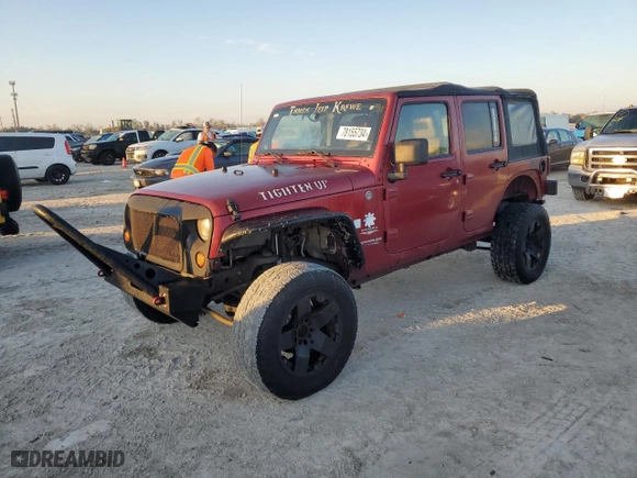 2011 Jeep Wrangler Unlimited Sahara with VIN 1J4BA5H1XBL578733, listed as a Copart auction lot 78155734 with 304,880 mi miles and Clean Title. Bid and sale history available at carsss.com. Image 1.