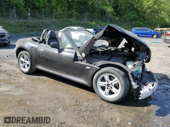 2000 BMW Z3 2.5 z VIN 4USCH9342YLF85373, wystawiony jako Copart lot #56733025 z przebiegiem Nie podano mil oraz Szkoda całkowita • Salvage title. Historia ofert i sprzedaży dostępna na DreamBid. Obrazek 4.
