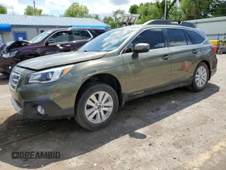 2015 Subaru Outback Premium with VIN 4S4BSAFC3F3305537, listed as a Copart auction lot 55575665 with 91,235 mi miles and Salvage title. Bid and sale history available at DreamBid. Image 1.