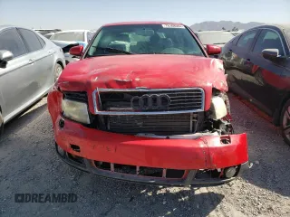 2004 Audi A4 1.8T with VIN WAULC68E44A027691, listed as a Copart auction lot 76308064 with 114,236 mi miles and Salvage Title. Bid and sale history available at carsss.com. Image 5.