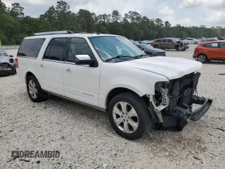 2016 Ford Expedition Max Platinum z VIN 1FMJK1LT4GEF11794, wystawiony jako Copart lot #55332795 z przebiegiem 151 060 mil mil oraz Szkoda całkowita • Salvage title. Historia ofert i sprzedaży dostępna na DreamBid. Obrazek 4.