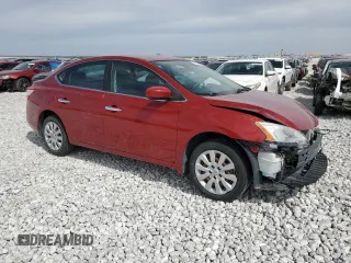 2014 Nissan Sentra SV with VIN 3N1AB7AP2EY326143, listed as a Copart auction lot 51165885 with 153,491 mi miles and Salvage Title. Bid and sale history available at DreamBid. Image 4.