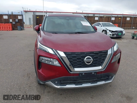 2021 Nissan Rogue Platinum with VIN JN8AT3DDXMW310514, listed as a IAAI auction lot 41836812 with 73,125 mi miles and . Bid and sale history available at DreamBid. Image 12.