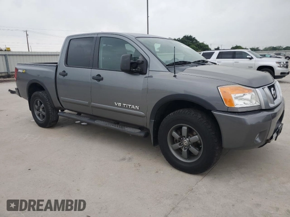 2013 Nissan Titan S with VIN 1N6AA0EC3DN314882, listed as a Copart auction lot 55065935 with 124,299 mi miles and Clean Title. Bid and sale history available at DreamBid. Image 4.