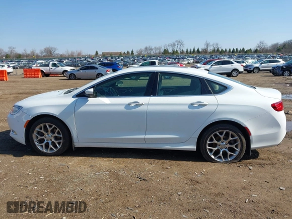 2015 Chrysler 200 C with VIN 1C3CCCEG7FN530381, listed as a IAAI auction lot 42023729 with 173,967 mi miles. Bid and sale history available at carsss.com. Image 14.