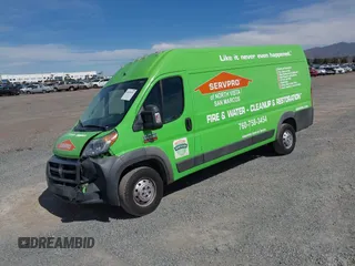 2016 Ram ProMaster Cargo with VIN 3C6URVJG0GE105923, listed as a IAAI auction lot 41670716 with 150,321 mi miles and . Bid and sale history available at DreamBid. Image 2.