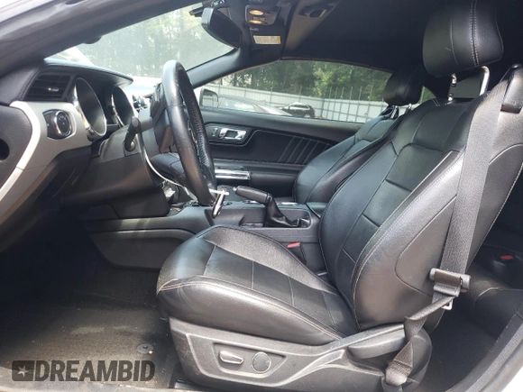 2017 Ford Mustang EcoBoost Premium with VIN 1FATP8UH3H5307982, listed as a Copart auction lot 57594895 with 58,955 mi miles and Salvage title. Bid and sale history available at DreamBid. Image 7.