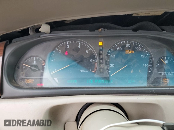2000 Cadillac Eldorado with VIN 1G6EL12Y5YU166723, listed as a Copart auction lot 82612034 with 80,839 mi miles and Salvage title. Bid and sale history available at DreamBid. Image 9.