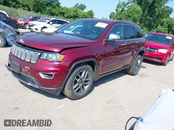 2020 Jeep Grand Cherokee Limited with VIN 1C4RJFBG3LC115535, listed as a IAAI auction lot 42551974 with 53,069 mi miles and . Bid and sale history available at DreamBid. Image 18.