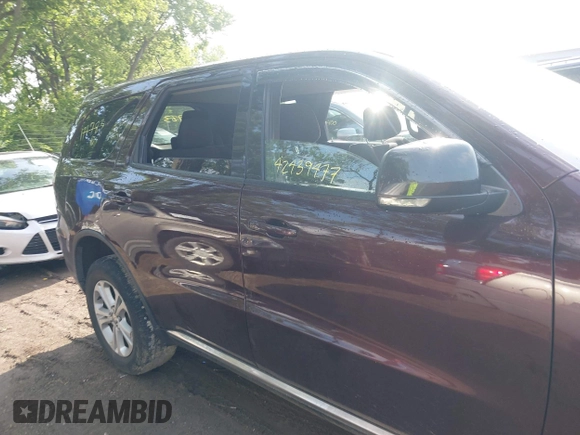 2012 Dodge Durango SXT with VIN 1C4RDJAG5CC172783, listed as a IAAI auction lot 42439477 with 191,890 mi miles and . Bid and sale history available at DreamBid. Image 13.