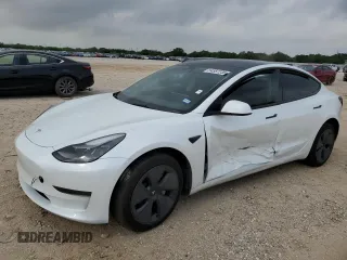 2023 Tesla Model 3 z VIN 5YJ3E1EA1PF600656, wystawiony jako Copart lot #54887235 z przebiegiem 29 275 mil mil oraz Szkoda całkowita • Salvage title. Historia ofert i sprzedaży dostępna na DreamBid. Obrazek 1.