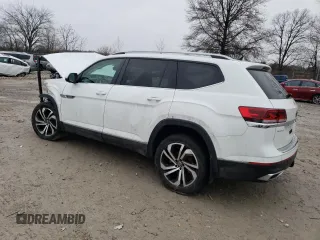 2022 Volkswagen Atlas SEL with VIN 1V2BR2CA6NC512106, listed as a Copart auction lot 85214154 with 53,931 mi miles and Salvage title. Bid and sale history available at DreamBid. Image 2.