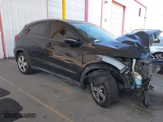 2016 Honda HR-V EX-L w/Navi with VIN 3CZRU5H76GM715280, listed as a IAAI auction lot 41612055 with 143,214 mi miles. Bid and sale history available at carsss.com. Image 1.