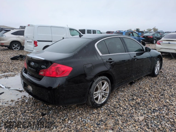 2013 Infiniti G37 x with VIN JN1CV6AR2DM762472, listed as a Copart auction lot 53565455 with 219,020 mi miles and Salvage Title. Bid and sale history available at carsss.com. Image 3.