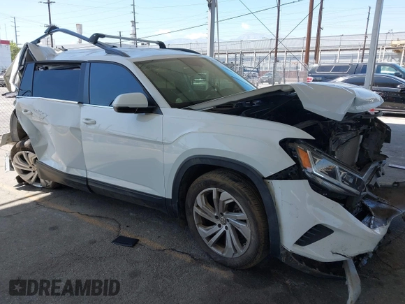 2021 Volkswagen Atlas SE z VIN 1V2HR2CA8MC514027, wystawiony jako IAAI lot #42260413 z przebiegiem 37 687 mil mil oraz . Historia ofert i sprzedaży dostępna na DreamBid. Obrazek 1.