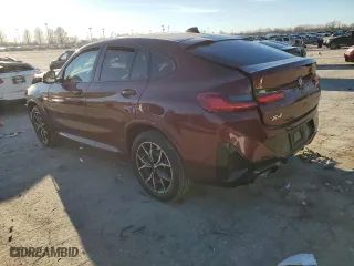 2025 BMW X4 xDrive30i with VIN 5UX33DT02S9X66462, listed as a Copart auction lot 47371815 with 1,200 mi miles and Salvage Title. Bid and sale history available at carsss.com. Image 2.