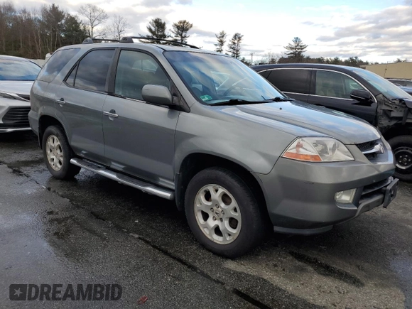 2001 Acura MDX Touring Pkg with VIN 2HNYD18661H541566, listed as a Copart auction lot 37698344 with 189,484 mi miles and Clean Title. Bid and sale history available at carsss.com. Image 4.