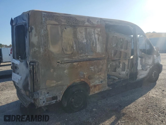 2022 Ford Transit Cargo with VIN 1FTBR1C85NKA04496, listed as a Copart auction lot 78672214 with Not provided miles and Non repairable. Bid and sale history available at DreamBid. Image 3.