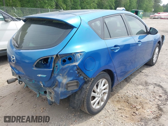2012 Mazda Mazda3 i Touring with VIN JM1BL1L78C1634525, listed as a IAAI auction lot 42088851 with 122,161 mi miles. Bid and sale history available at carsss.com. Image 4.
