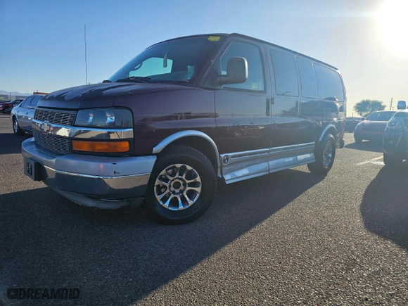 2004 Chevrolet Express Passenger with VIN 1GBFG15T141225336, listed as a Copart auction lot 79581294 with 0 mi miles and Clean Title. Bid and sale history available at carsss.com. Image 2.