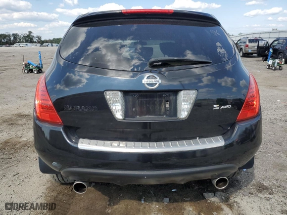 2006 Nissan Murano SE with VIN JN8AZ08WX6W539559, listed as a Copart auction lot 71113684 with 112,775 mi miles and Salvage Title. Bid and sale history available at carsss.com. Image 6.