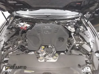 2024 Infiniti Q50 Red Sport 400 with VIN JN1FV7DP4RM660305, listed as a IAAI auction lot 41829269 with 9,943 mi miles and . Bid and sale history available at DreamBid. Image 10.