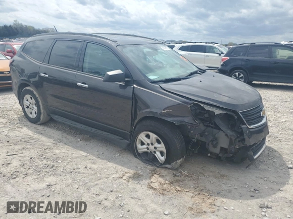 2017 Chevrolet Traverse LS with VIN 1GNKRFKD4HJ140020, listed as a Copart auction lot 51479875 with 102,017 mi miles and Salvage Title. Bid and sale history available at carsss.com. Image 4.