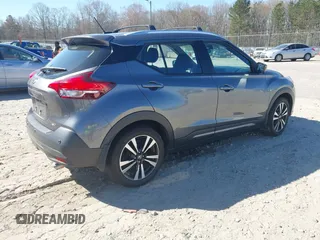 2020 Nissan Kicks SR with VIN 3N1CP5DV7LL514840, listed as a IAAI auction lot 41818362 with 77,891 mi miles. Bid and sale history available at carsss.com. Image 4.