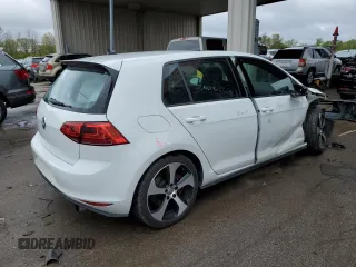 2017 Volkswagen Golf GTI S with VIN 3VW447AU7HM074456, listed as a Copart auction lot 50456693 with 48,273 mi miles. Bid and sale history available at carsss.com. Image 3.
