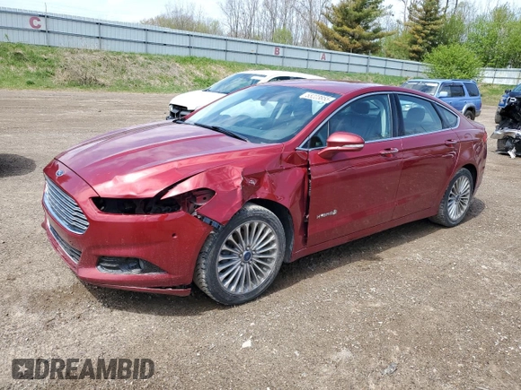 2014 Ford Fusion Titanium Hybrid with VIN 3FA6P0RU0ER336501, listed as a Copart auction lot 55223855 with 194,173 mi miles and Clean Title. Bid and sale history available at carsss.com. Image 1.