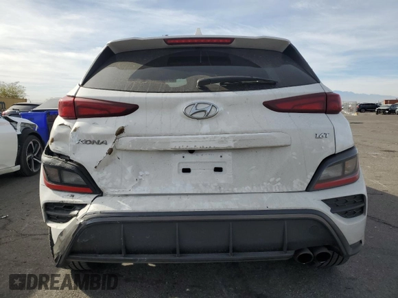 2023 Hyundai Kona N Line with VIN KM8K33A35PU990510, listed as a Copart auction lot 83109114 with 32,925 mi miles and Salvage Title. Bid and sale history available at carsss.com. Image 6.