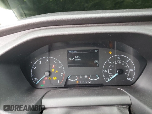 2020 Ford Transit Cargo with VIN 1FTBR1Y85LKB14048, listed as a Copart auction lot 71430654 with 78,306 mi miles and Salvage Title. Bid and sale history available at DreamBid. Image 9.