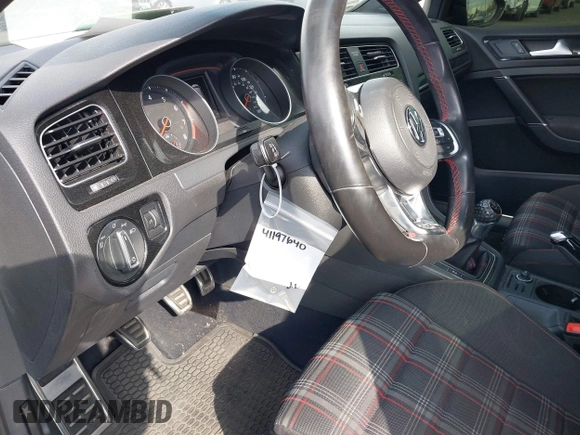 2017 Volkswagen Golf GTI S with VIN 3VW5T7AU7HM061469, listed as a IAAI auction lot 41197640 with 102,387 mi miles. Bid and sale history available at carsss.com. Image 18.