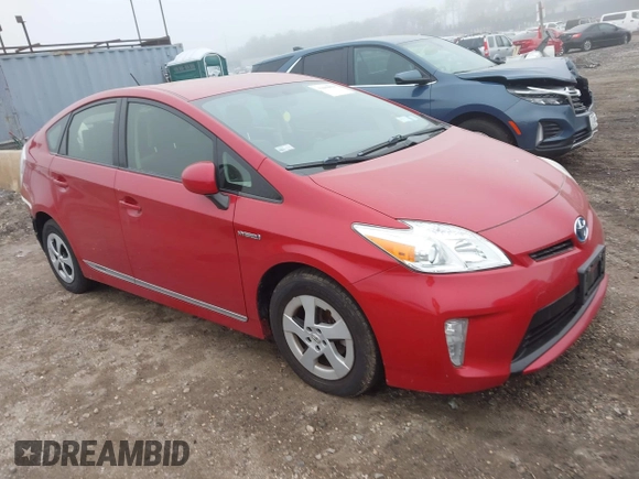 2015 Toyota Prius Four with VIN JTDKN3DU8F0456197, listed as a IAAI auction lot 41884023 with 8,510 mi miles. Bid and sale history available at carsss.com. Image 1.