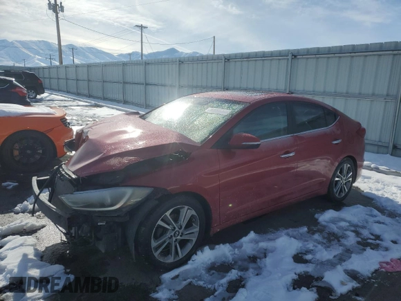 2017 Hyundai Elantra SE with VIN 5NPD84LF0HH086068, listed as a Copart auction lot 45936955 with 182,358 mi miles and Salvage Title. Bid and sale history available at DreamBid. Image 1.