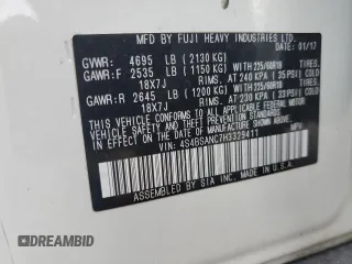 2017 Subaru Outback Limited with VIN 4S4BSANC7H3329411, listed as a Copart auction lot 59046165 with 67,835 mi miles and Salvage title. Bid and sale history available at DreamBid. Image 13.