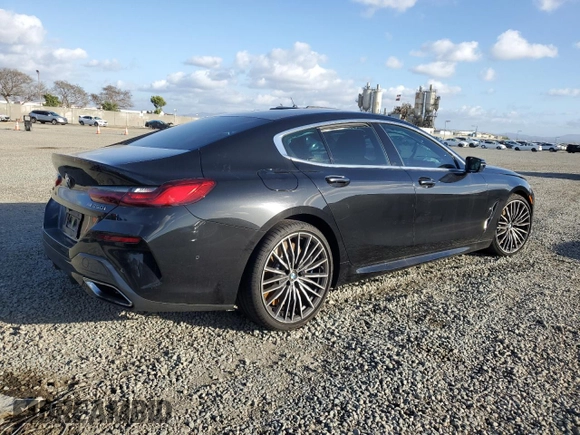 2021 BMW 8 Series M850i with VIN WBAGV8C00MCF81403, listed as a Copart auction lot 47322095 with Not provided miles and Salvage title. Bid and sale history available at DreamBid. Image 3.
