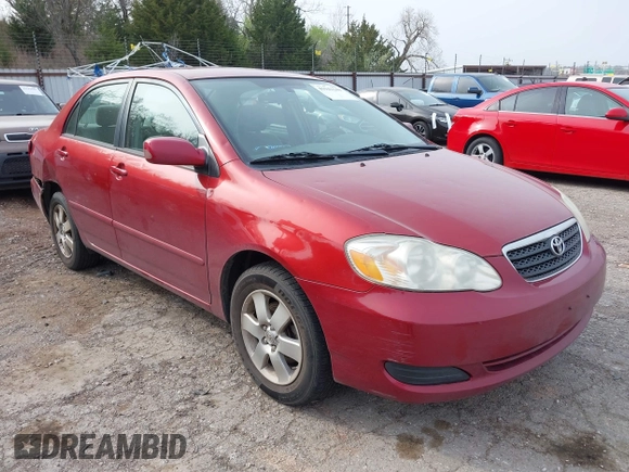 2008 Toyota Corolla CE with VIN 1NXBR32EX8Z981852, listed as a IAAI auction lot 41941244 with 142,898 mi miles and . Bid and sale history available at DreamBid. Image 1.
