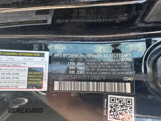 2007 Mercedes-Benz SLK 280 z VIN WDBWK54FX7F139879, wystawiony jako Copart lot #57631725 z przebiegiem 211 138 mil mil oraz Tytuł czysty. Historia ofert i sprzedaży dostępna na DreamBid. Obrazek 10.