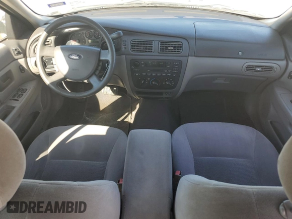 2005 Ford Taurus SE with VIN 1FAFP53U75A302281, listed as a Copart auction lot 53552465 with 100,413 mi miles and Salvage Title. Bid and sale history available at carsss.com. Image 8.