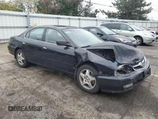 2003 Acura TL with VIN 19UUA56603A075613, listed as a Copart auction lot 73479814 with 0 mi miles and Salvage Title. Bid and sale history available at carsss.com. Image 4.