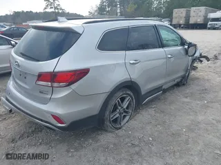 2017 Hyundai Santa Fe Limited Ultimate with VIN KM8SRDHF2HU175865, listed as a IAAI auction lot 41513550 with 1 mi miles. Bid and sale history available at carsss.com. Image 4.